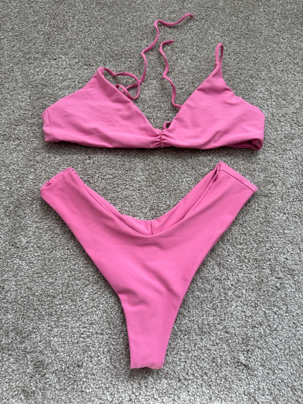 Pink Two-Piece Bikini Set